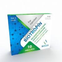 Гормон роста Biolex Biotropin 10 флаконов по 10 ед (100 ед)