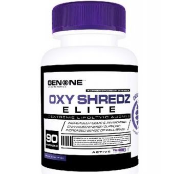 Жиросжигатель OXY SHREDZ ELITE Genone (90 капсул) - Усть-Каменогорск